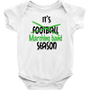 its marching band season green Baby Onesie