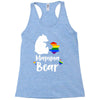 mama bear gay pride Racerback Tank