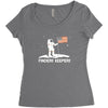 finders keepers Women's Triblend Scoop T-shirt
