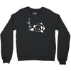 panda flat out with bamboo Crewneck Sweatshirt