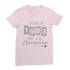 made in 1983 and still awesome Ladies Fitted T-Shirt