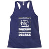 Never Underestimate A Pawpaw With An Engineer Degree Racerback Tank