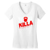 wod killa Women's V-Neck T-Shirt