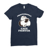 professional cage fighter Ladies Fitted T-Shirt