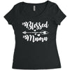 Blessed Mama Women's Triblend Scoop T-shirt