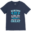 Hiking ıs Like Sex V-Neck Tee