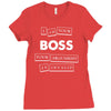 argument invalid boss Ladies Fitted T-Shirt