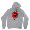 sun dragon with pearl   black red white Hoodie