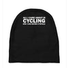 all i care about is cycling and maybe 3 people and food Baby Beanies