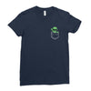 Alien Pocket Ladies Fitted T-Shirt