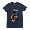 who loves doberman Ladies Fitted T-Shirt