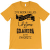 i ve been called a lot of names in my lifetime but grandpa is my favor T-Shirt