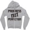 progress not perfection Zipper Hoodie