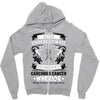 Never Underestimate The Strength Of A Carcinoid Cancer Warrior Zipper Hoodie
