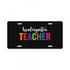 Kindergarten Teacher License Plate