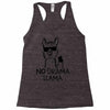 no drama llama Racerback Tank
