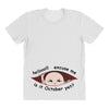 October Peeking Out Asian Baby Boy All Over Women's T-shirt