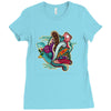 peacock Ladies Fitted T-Shirt