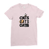 cats cats cats Ladies Fitted T-Shirt