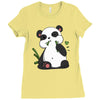 panda (2) Ladies Fitted T-Shirt