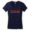 enough national school walkout Women's V-Neck T-Shirt