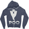 ghost poo Zipper Hoodie