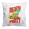 beach party Throw Pillow