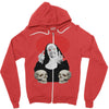 nun fuck Zipper Hoodie