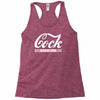 cock taste the difference mens v neck Racerback Tank