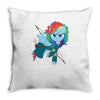 rainbow Throw Pillow