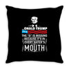 Donald trump The D Is Missing Throw Pillow