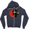 ninja star Zipper Hoodie