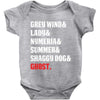 The Direwolves Baby Onesie