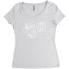 scary type Women's Triblend Scoop T-shirt