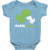 daddysaurus dinosaur dino Baby Onesie
