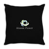 Atomic Power Throw Pillow