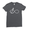 infinity knot anchor rope Ladies Fitted T-Shirt