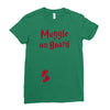 Muggle On Board Red Ladies Fitted T-Shirt