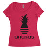 Pineapple Women's Triblend Scoop T-shirt