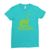 vegan dinosaur best trending Ladies Fitted T-Shirt