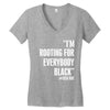rooting for everybody t shirt. Women's V-Neck T-Shirt