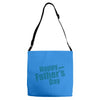happy father's day 2 Adjustable Strap Totes
