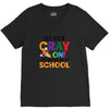 Get Your Cray On It's Last Day Of School V-Neck Tee