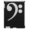 bass cleff funny iPad 3 and 4 Case