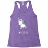 stabby the unicorn Racerback Tank