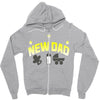 new dad Zipper Hoodie