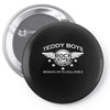teddy boy homage Pin-back button