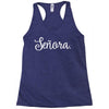 senora white Racerback Tank