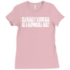 cleverly disguised as a responsible Ladies Fitted T-Shirt