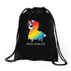 haters gonna hate Drawstring Bags